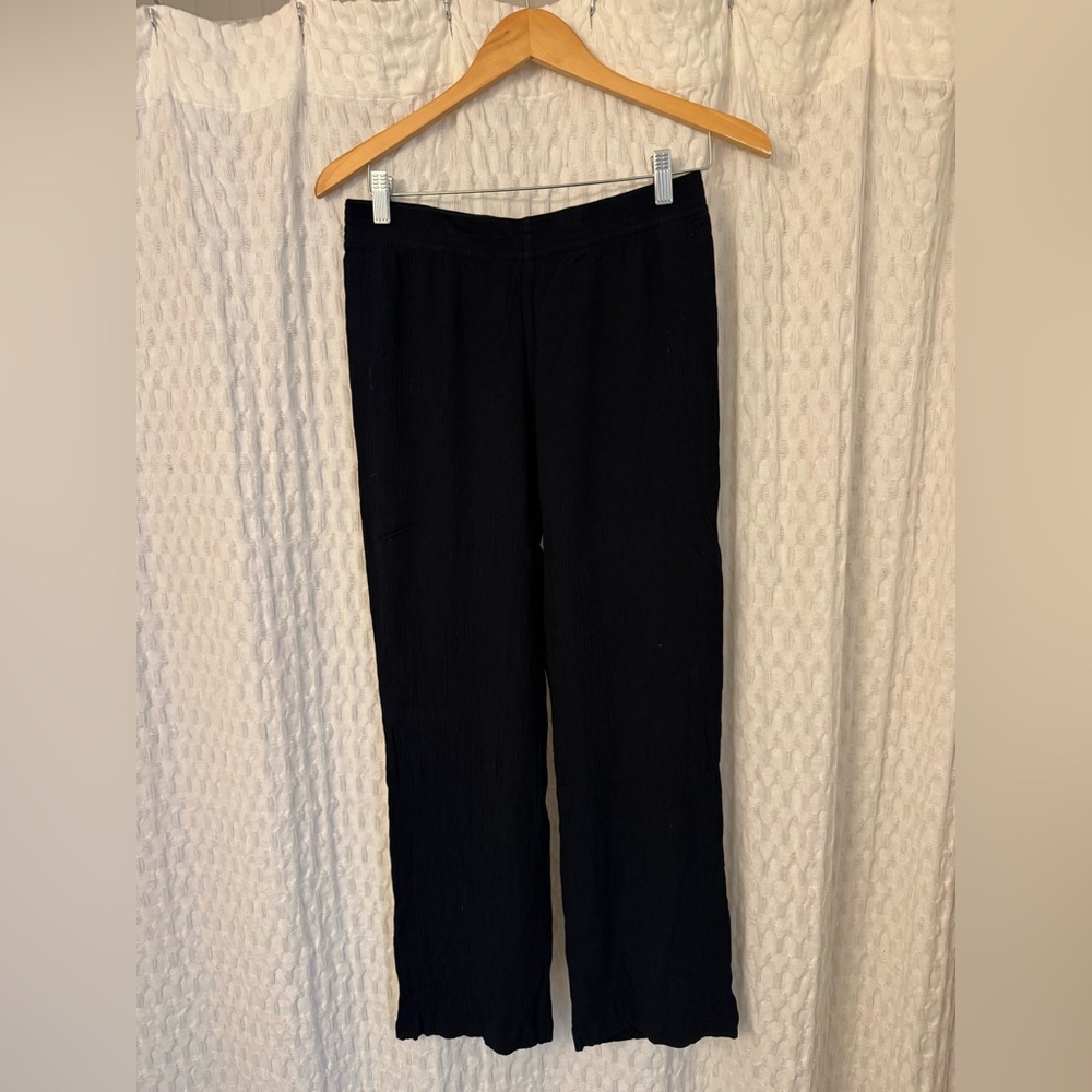 Babaton Black Textured Pants